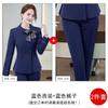 Ropa de trabajo para hotel mujer otoño e invierno mostrador caja registradora traje profesional hotel restaurante mesero ropa de trabajo mujer