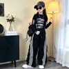 Conjunto de Otoño para Niñas 2026 Estilo Nuevo: Conjunto de Dos Piezas: Top de Manga Larga y Pantalones Cargo Modernos para Niños Mayores