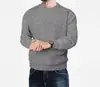 Suéter Nuevo Popular de Otoño e Invierno para Hombre de Amazon, Jersey de Cuello Redondo, Tejido de Punto Casual de Color Sólido