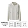 Sudadera Logotipo Impreso Personalizado Gris Ropa de Trabajo Ropa de Trabajo para Grupos Corporativos Cremallera Media Ropa de Trabajo Cuello Solapa Manga Larga Bordado Hombre