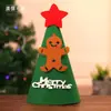 Chapéus de Feltro de Papai Noel de Natal Transfronteiriços Suprimentos Decorativos Atacado Chapéus de Feltro Feitos à Mão DIY