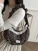Bolso versátil de moda nicho estilo coreano, serie floral de gran capacidad, bolso de hombro, bolso cruzado, bolso nube