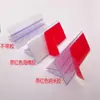 Pinza de Plástico con Dientes Suaves para Montaje en Comedor Escolar, Pinza Base para Tablero de KT Tablero Acrílico, Pinza de Fijación para Ranura
