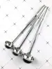 Colher Medidora de Aço Inoxidável 15/30g com Gancho Colher de Onça Colher Balança Colher de Cabo Longo Colher de Grama Colher de Sopa Concha Ladewu