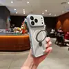 Capa Colmeia Dissipadora de Calor de Cor Sólida Adequada para iPhone 17 Pro Max, Design Simples, Anti-Queda para iPhone 16, Capa de Celular com Suporte Circular Magnético para iPhone 15
