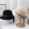 Sombrero de pescador para mujer, de primavera y otoño, para viajes, estilo británico, informal, combinable, de punto japonés, aspecto pequeño