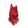 Extensões de Cabelo Linha de Pesca de Comércio Exterior, Cabelos Longos Cacheados, Ondas Grandes, Padrão Onda d'Água, Extensões de Cabelo Cos Sereia, Vários Comprimentos