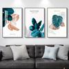 Pintura Decorativa para Sala de Estar Pintura para Parede de Fundo de Sofá Pintura de Parede Minimalista Moderna Mural de Paisagem em Triptíco Minimalista