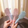 Tendencia de TikTok Mini Cepillo de Pelo Vertical Portátil para Mujeres, Cepillo Voluminizador, Tamaño Pequeño, Ideal para Crear un Peinado de Corona Alta