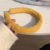 Accesorios para la Cabeza Simple Dulce Color Sólido Aro para el Pelo de Felpa Color Caramelo Aro para el Pelo de Ala Ancha Sello para el Pelo Accesorios para la Cabeza de Bebé Coreano para el Pelo Venta al por Mayor