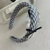 Scrunchie de Laço de Renda Xadrez Preto e Branco Lenço Quadrado Prendedor de Cabelo Faixa de Cabelo Versátil Grampo de Cabelo Acessório de Cabelo Acessório de Cabeça para Meninas