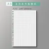 Núcleo de hojas sueltas Sijin, venta al por mayor, papel de hojas sueltas, 30 agujeros, extraíble, engrosado, doble cara, tira horizontal, núcleo de cuaderno de hojas sueltas