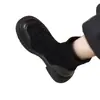 Botines elásticos tipo Martin para mujer, nueva colección otoño/invierno 2026, botines de tobillo modernos y versátiles, estilo retro, efecto adelgazante, adecuados para mujeres menudas, tacón grueso, botines ajustados