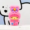 Chaveiro Sanrio Pingente de Boneca Chaveiro Kulomi Acessórios para Bolsa de Casal Empurrar Pequeno Presente