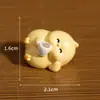Micro Paisagem Criativa Fofa Lazer Pintinho Feliz DIY Acessórios de Decoração Casa de Bebê Jardinagem Enfeites de Mesa Carro