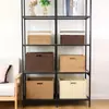 Cesta de Armazenamento Japonesa Rattan Trançado Cesta de Mesa Trançada Armazenamento de Livros Doméstico Brinquedo Lanche Diversos Tamanho Grande Caixa de Armazenamento Organizadora