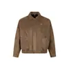 Yidao Vintage 25 Invierno Nuevo Retro Americano Diseño de Nicho Estilo Granero Cuello Leopardo Desmontable Chaqueta Abrigo de Algodón