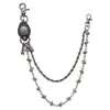Cadena de Cintura para Jeans Cadena de Cadera Estilo Punk Oscuro Transfronterizo Europeo y Americano Calavera Dados Accesorios de Moda Hip-Hop Geniales Listos para la Venta