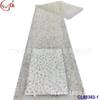 Renda de fio bordada com tubo, com miçangas e lantejoulas, rede de renda, acessórios de renda, vestido fresh, roupa de noite, tecido de renda