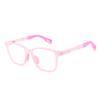 Nuevas gafas de moda para niños y niñas, antiazules, montura TR90, gafas planas con contraste de color, JH-TR207