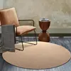 Tapete Redondo Sala de Estar Tapete de Chão Sisal Padrão de Linho Cobertor de Mesa de Centro Quarto Estilo Chinês Pousada Tapete de Cadeira Resistente ao Desgaste Tapete para Arranhar Gatos