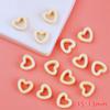 13*15mm contas de cerâmica amor oco florescendo gradiente em forma de contas soltas contas DIY pulseira artesanal acessórios de joias