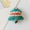 Kit DIY Decoração de Natal de Pelúcia Estéreo Acessórios Bolsa Pingente Veado Cartoon Árvore de Natal Velho Boneco de Neve Botas