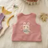 Lindo Chaleco de Peluche para Niños Gato-Acariciable Dibujos Animados Niños y Niñas Bebés 26 Otoño/Invierno Chaleco Cálido Capa Interior Uniforme Escolar Esencial Moderno