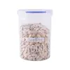 Frasco de almacenamiento de plástico transparente grande sellado, frasco para leche en polvo, frasco para alimentos, caja de almacenamiento de granos para cocina, recipiente de almacenamiento