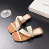 Pantuflas Francesas 2025 Sandalias y Pantuflas Nuevo Sentido de Verano Zapatos para Exterior Sandalias y Pantuflas Nicho Elegantes Pantuflas de Hada
