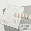 Beleza Completa Transfronteiriça Novos Adesivos de Unha com Laço Simples Multicor Laço Doce Adesivos de Arte de Unha
