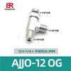 KUNGFLEX AJJO conector triplo Americano JIC rosca externa cone 74 graus SAE ajustável AOJO com O-ring