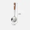 Aço inoxidável 304 cozinha colher de filtro de espuma rede de pesca espuma fina separador de óleo para resíduos de óleo filtro de leite de soja escorredor