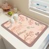 Tapete escurridor de cocina para el hogar, tapete absorbente de barra, tapete aislante para utensilios de cocina de encimera, tapete desechable para secar platos, tazones, tazas