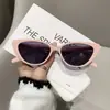 Óculos de Sol Cat-Eye Modernos e Estilosos para Mulheres, Populares nas Redes Sociais, Perfeitos para Fotos e Passeios