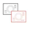 Tapete de Amassar de Silicone de Grau Alimentar Tapete Grande para Rolar e Assar Tábua de Corte de Silicone Tapete para Farinha Tapete de Isolamento Silicone