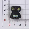 Monstruo Brotando de Dibujos Animados, Monstruo Dentudo, Accesorios Populares de Resina para Bricolaje, Pasadores Hechos a Mano, Accesorios para el Cabello, Pegatinas para Vasos de Agua, Creativo