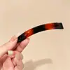 Presilha de cabelo banana em cetim estilo coreano, presilha vertical para mulheres, novo design 2026, visual de alta qualidade, adequada para rabos de cavalo altos, presilha de cabelo para a parte de trás da cabeça, acessório de cabelo