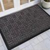Felpudos a Prueba de Manchas y que Eliminan el Polvo para Puerta de Entrada Cocina Alfombra Antideslizante Hogar Bucle Terciopelo Caucho PVC Felpudos de Goma