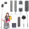 Amazon Limpieza del Hogar Plumero de Plumas de Pollo Cepillo de Polvo Retráctil Plumero Extendido para Limpieza de Techos