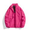 Otoño e Invierno Nueva Chaqueta de Forro Polar de Grafeno Estilo Pareja Color Sólido Chaqueta Cálida Holgada para Hombre