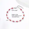 Pulsera Transfronteriza Ojo de Demonio Cruzado Europeo Americano de Oriente Medio Acero Inoxidable Moda Ojo de Aceite Goteante Joyería Personalizada Unisex