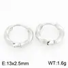 Pendientes Mobius para hombre y mujer, modernos y versátiles para ir al trabajo, tachuelas retorcidas de acero inoxidable, pendientes retorcidos minimalistas únicos