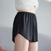 Calças de segurança de novo estilo de verão feminino solto para uso externo fino sem ondulação Leggings de seda de gelo para mulheres