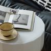 Mesa Auxiliar Creativa Nórdica Cronógrafo Reloj de Arena Mesa de Esquina Mesa de Centro para Sofá de Diseño Hogar para Apartamento Pequeño Popular en Internet Taburete Bajo para Cambiarse los Zapatos