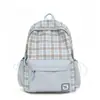Mochila Escolar de Cuadros para Estudiantes Mujeres, Estilo Versátil y Fresco, Adecuada para Estudiantes de Secundaria y Preparatoria, Ligera y Práctica para el Transporte Diario, Mochila Versátil