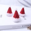 Decoração de Natal lantejoulas chapéu de Natal pequeno chapéu cocar acessórios para o cabelo festa de férias pequenos acessórios de presente