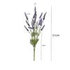 Flor Artificial Plástico Flocagem Lavanda Sálvia Flor Falsa Foto Adereços Casa Interior Decoração de Flores Ornamentos
