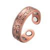 Anillo Abierto Magnético Explosivo Transfronterizo de Amazon Anillo Magnético de Flor de Ciruelo de Moda de Lujo Anillo de Pareja Magnético Doble