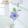 Ramas de flor de espuela de caballero tejidas a crochet, flores artificiales hechas a mano, arreglos florales para el hogar, recuerdos navideños al por mayor